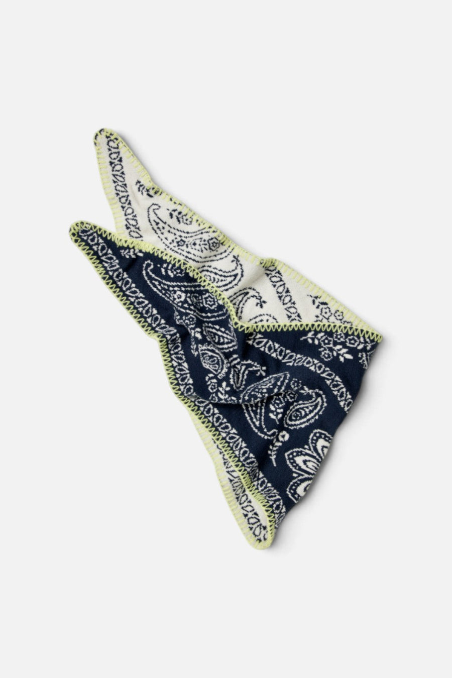 Free People Carmen Triangle Scarf in Denim Jeans – side view