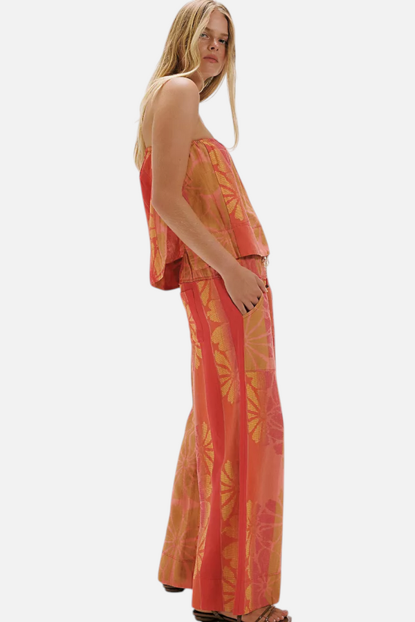 Free People Devella Set in Summer Combo