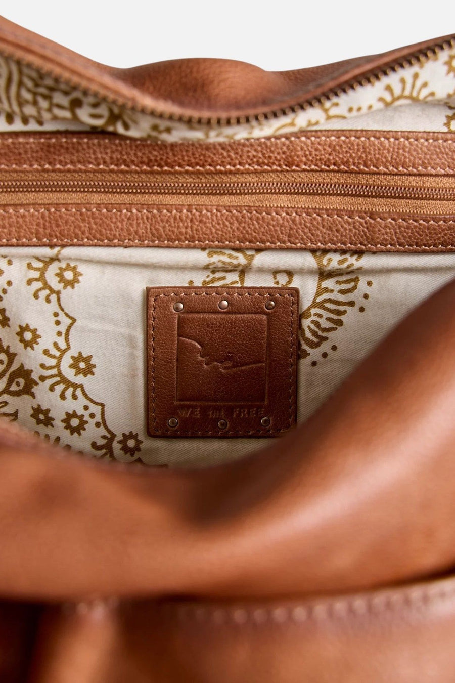Free People Emerson Tote Bag in Saddle – detail