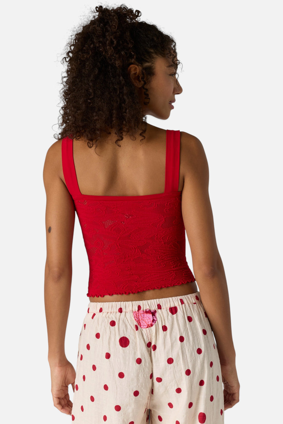 Free People Heirloom Cami in New Love – side view