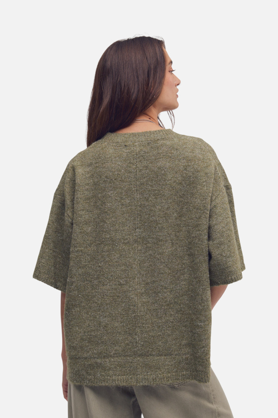 Free People Margot Sweater Tee in Kalamata – back view