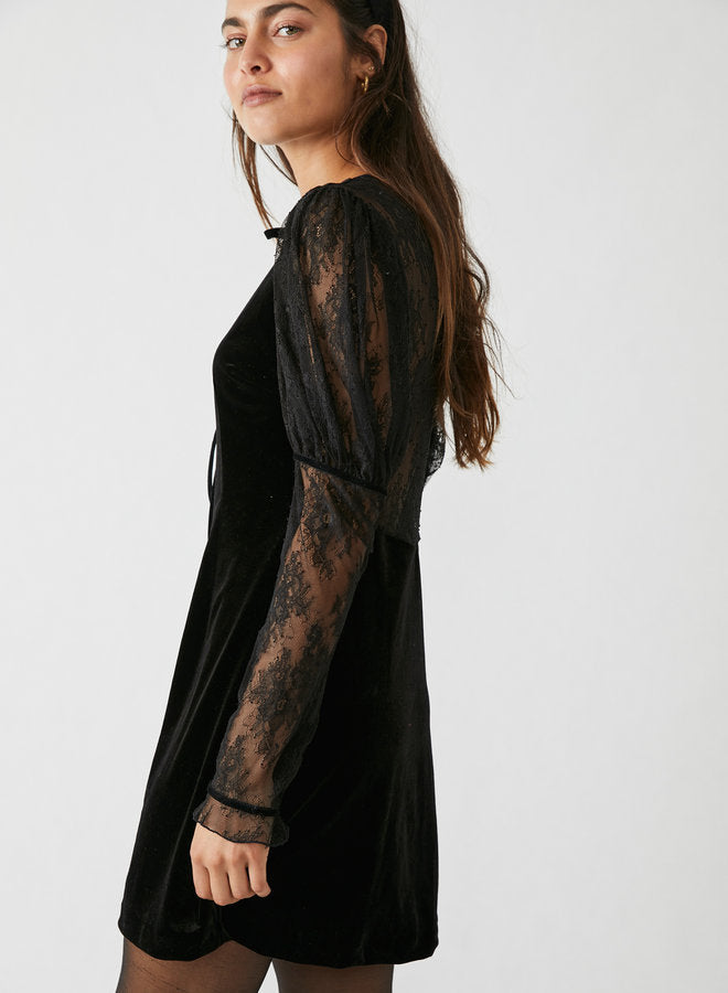 Free People Midnight Hour Mini Blk – detail