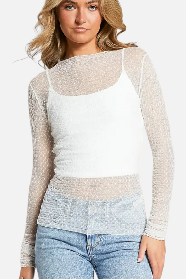 Free People Minding My Business Top in Ivory