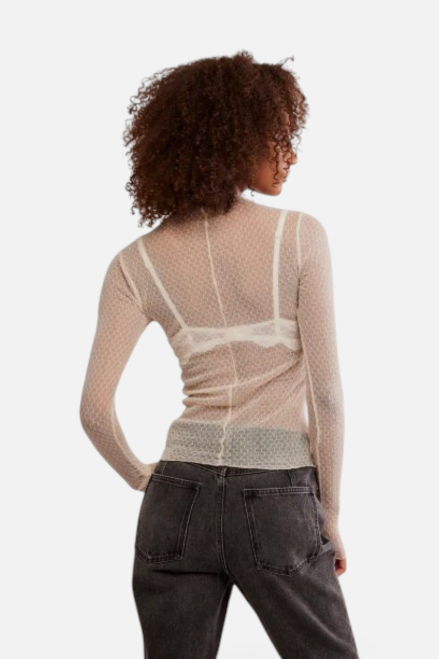 Free People Minding My Business Top in Tea – side view