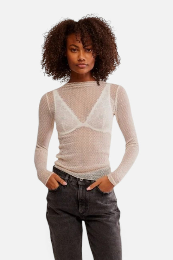 Free People Minding My Business Top in Tea