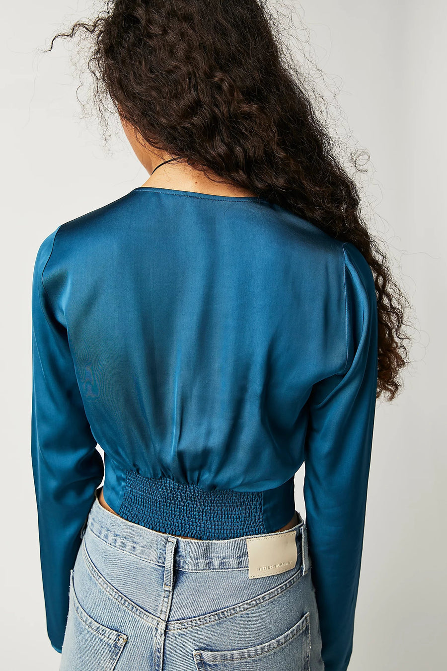 Free People Miraya Top in Corsair – back view