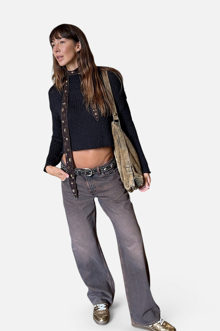 Free People Opal Sweater in Black – alternate