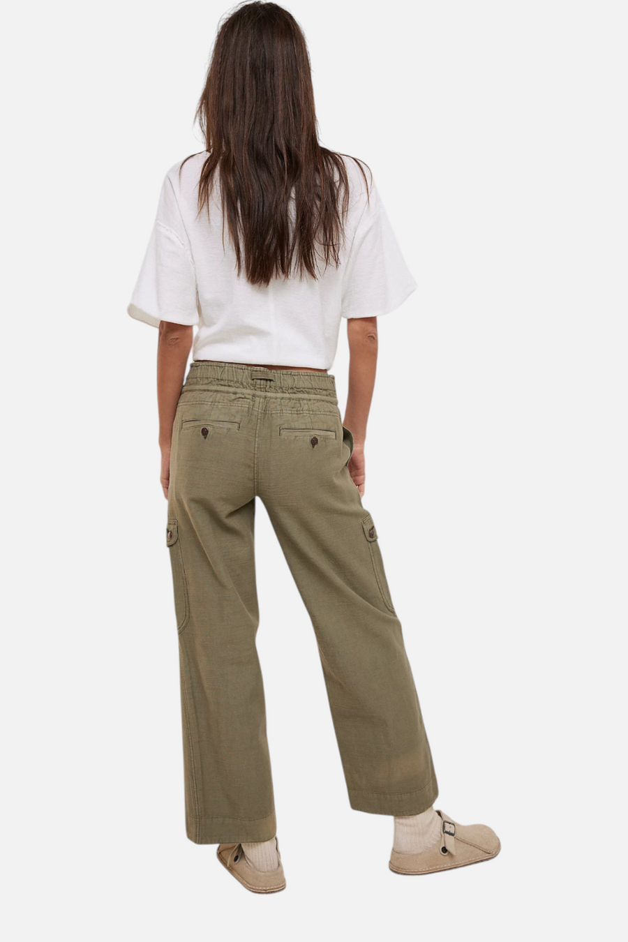 Free People Park Ave Pant in Adventurer – back view