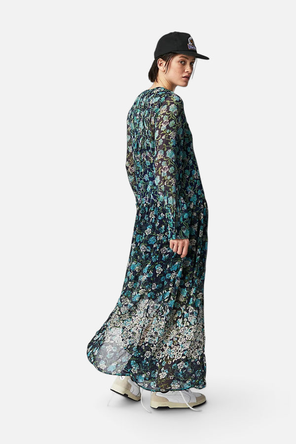 Free People See It Through Dress in Twilight