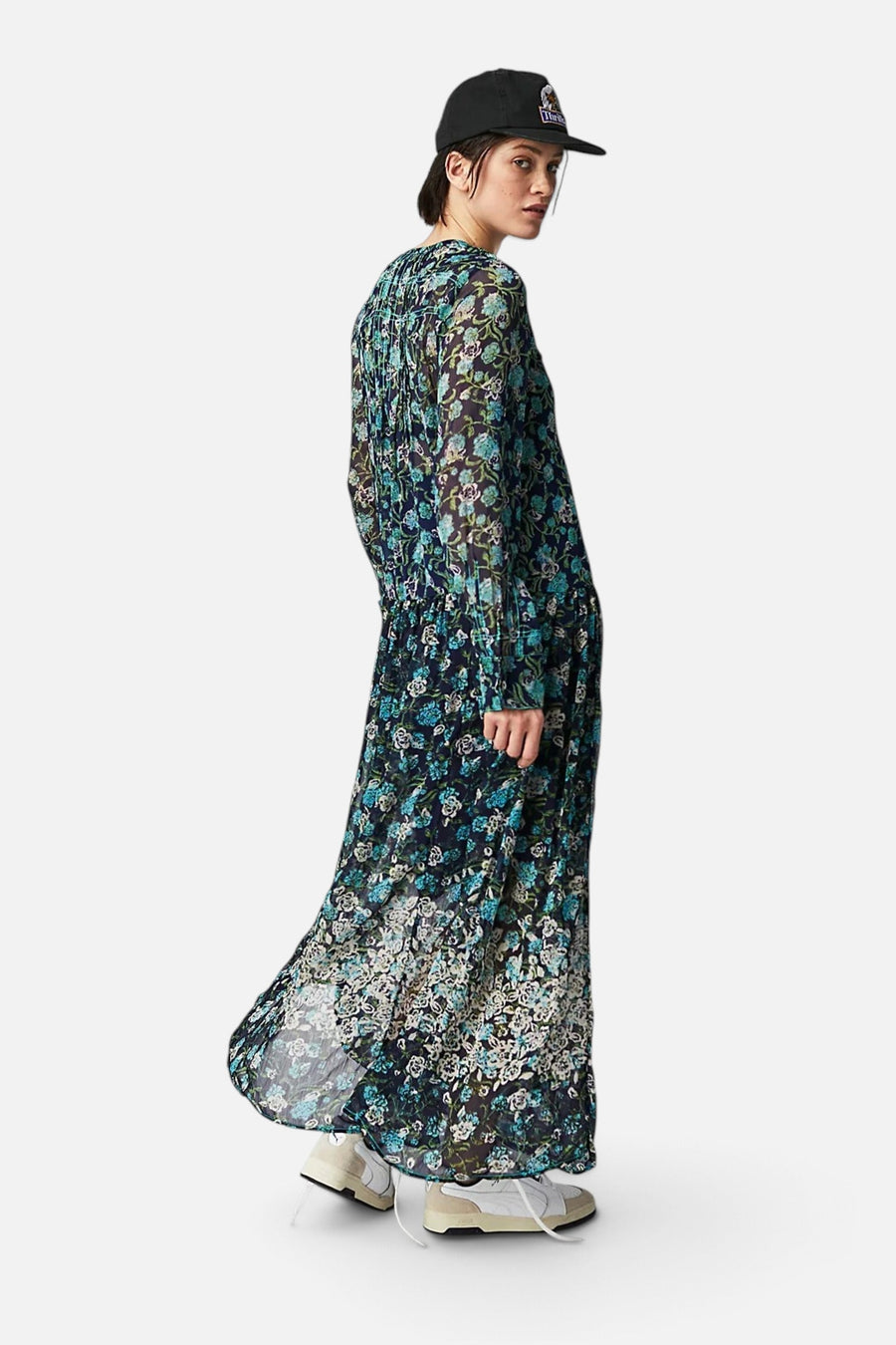 Free People See It Through Dress in Twilight – side view