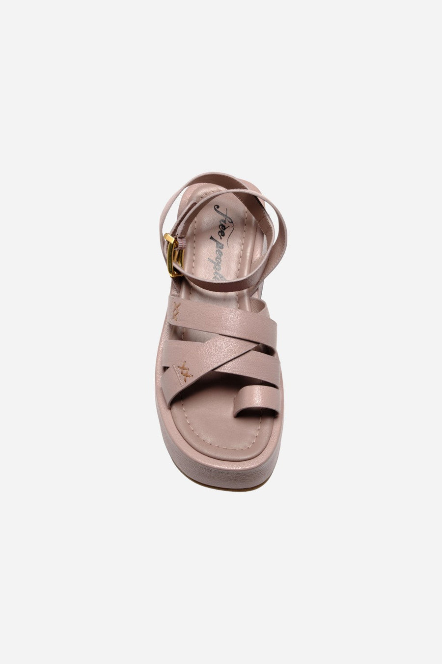 Free People Shoes Hazel Flatform Sandals in Ember – detail