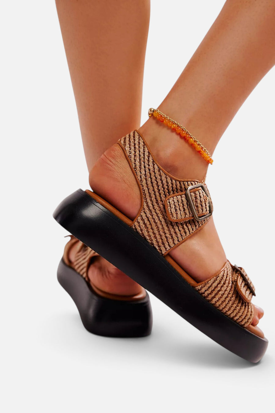 Free People Shoes Mandi Weave Sandals in Natural – alternate