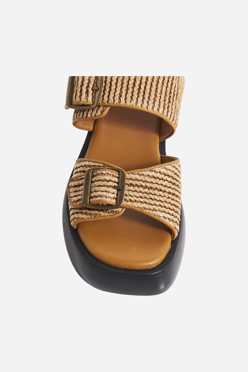 Free People Shoes Mandi Weave Sandals in Natural – detail