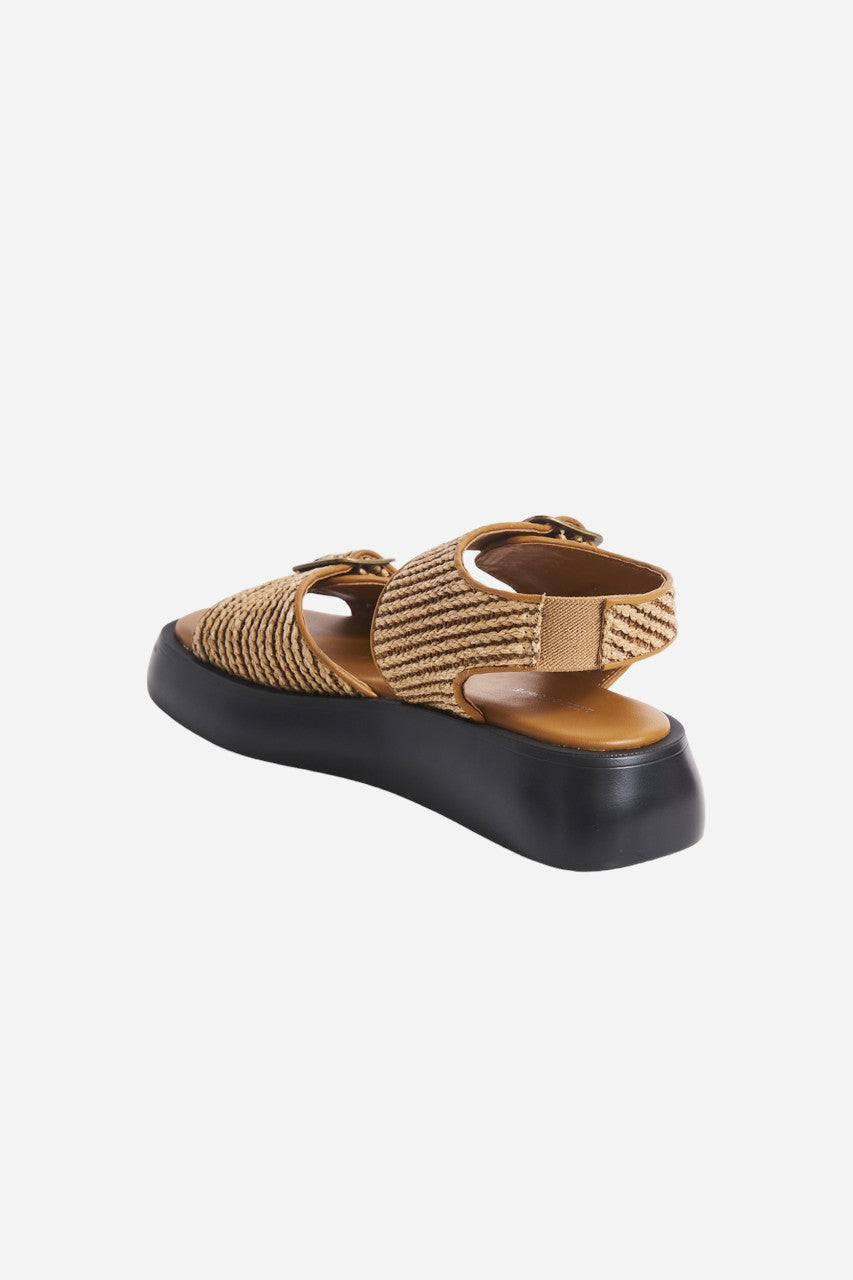 Free People Shoes Mandi Weave Sandals in Natural – side view