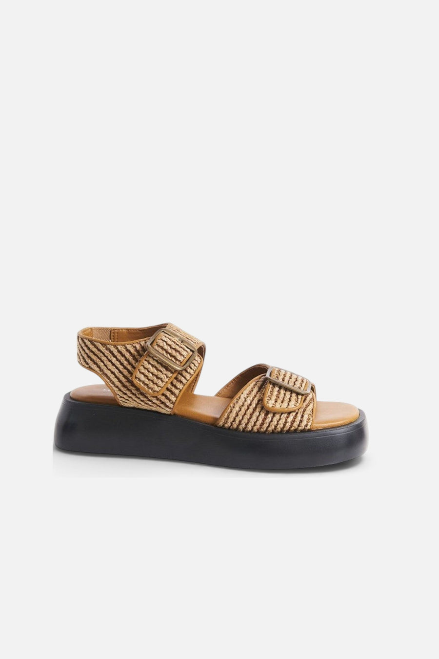 Free People Shoes Mandi Weave Sandals in Natural – side view