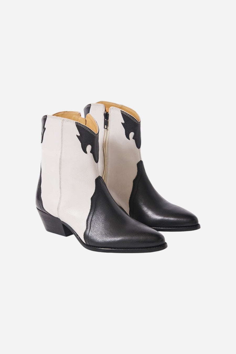 Free People Shoes New Frontier Western Boot in Arctic Fox Combo – alternate