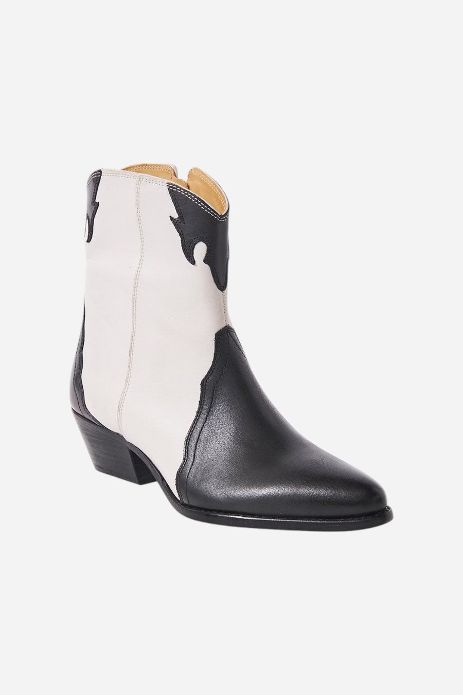 Free People Shoes New Frontier Western Boot in Arctic Fox Combo – back view