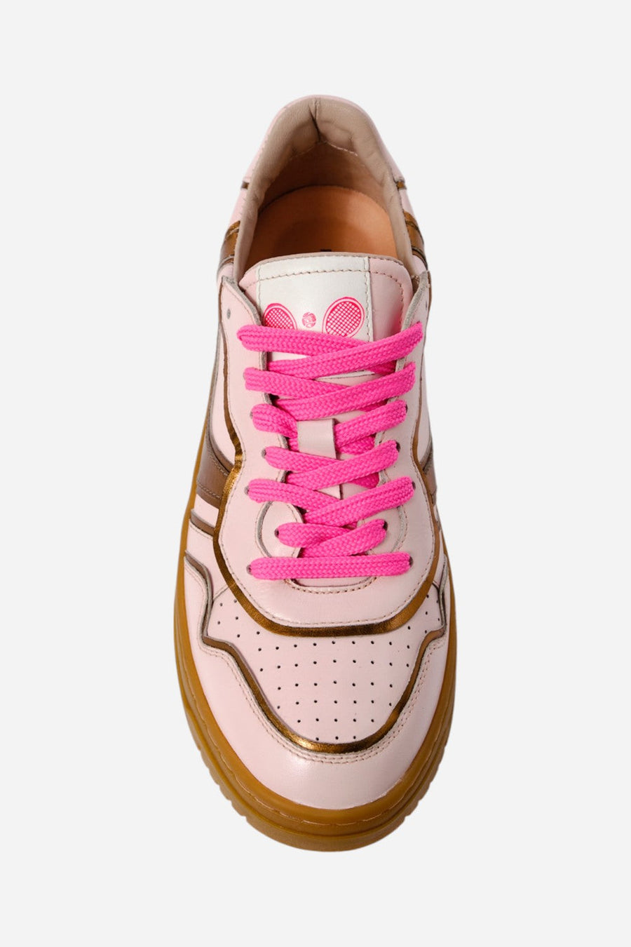 Free People Shoes Retro Thirty Love Sneaker in Cloud Pink Combo – detail