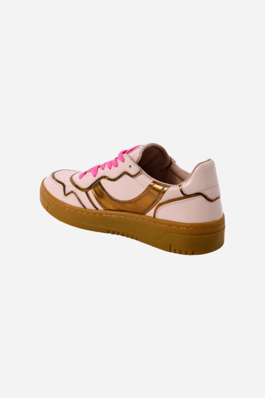 Free People Shoes Retro Thirty Love Sneaker in Cloud Pink Combo – flat lay