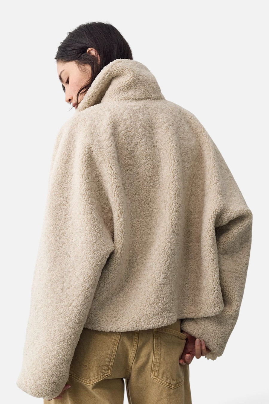 Free People Softest Touch Jacket in Tea – side view