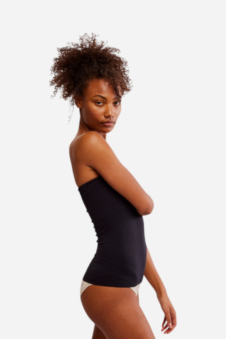 Free People The Carrie Tube in Black – back view