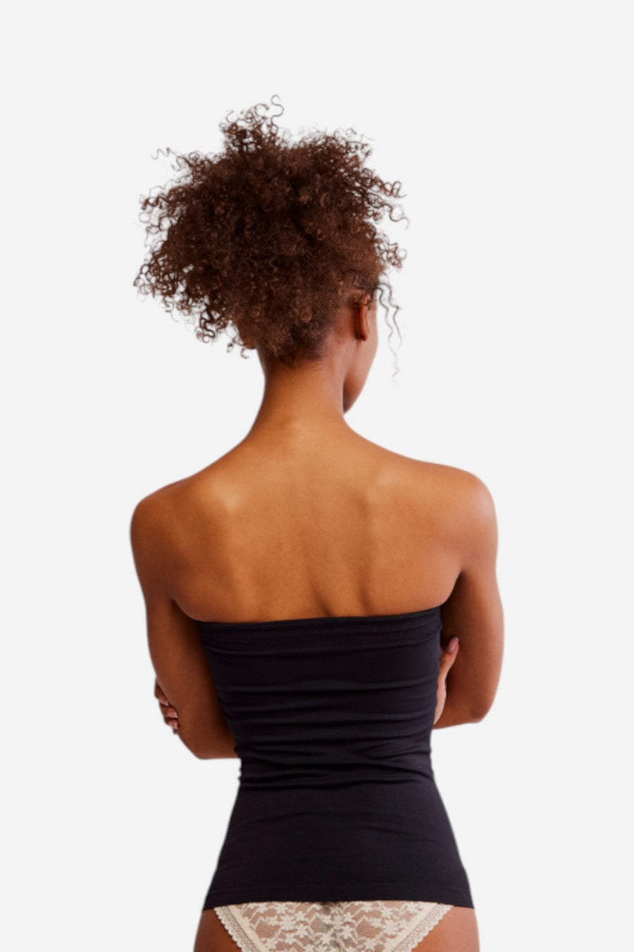 Free People The Carrie Tube in Black – side view