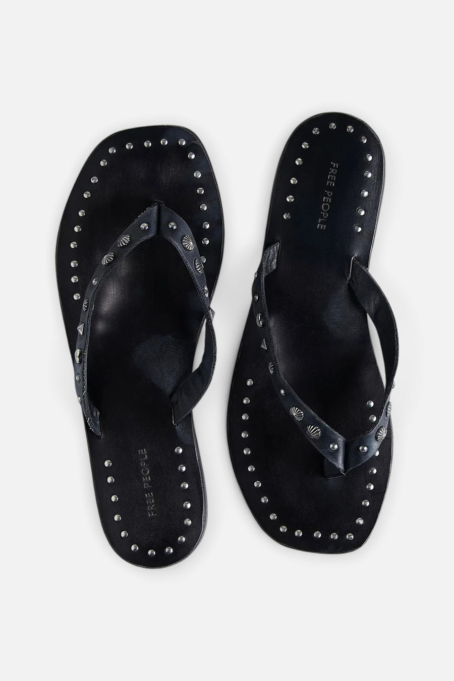 Free People Tide Flip Flop in Black – front view