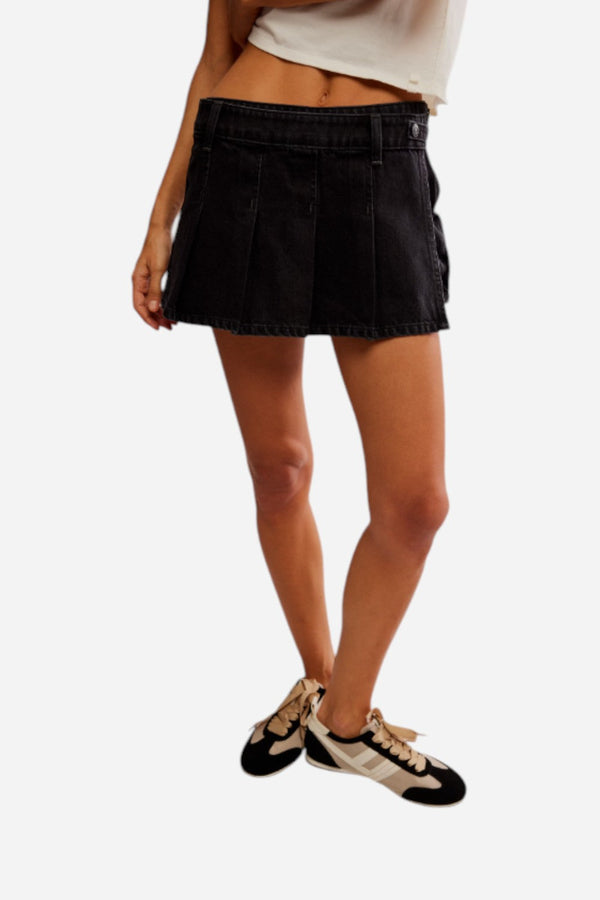Free People We the Free Stephie Denim Skort In The City