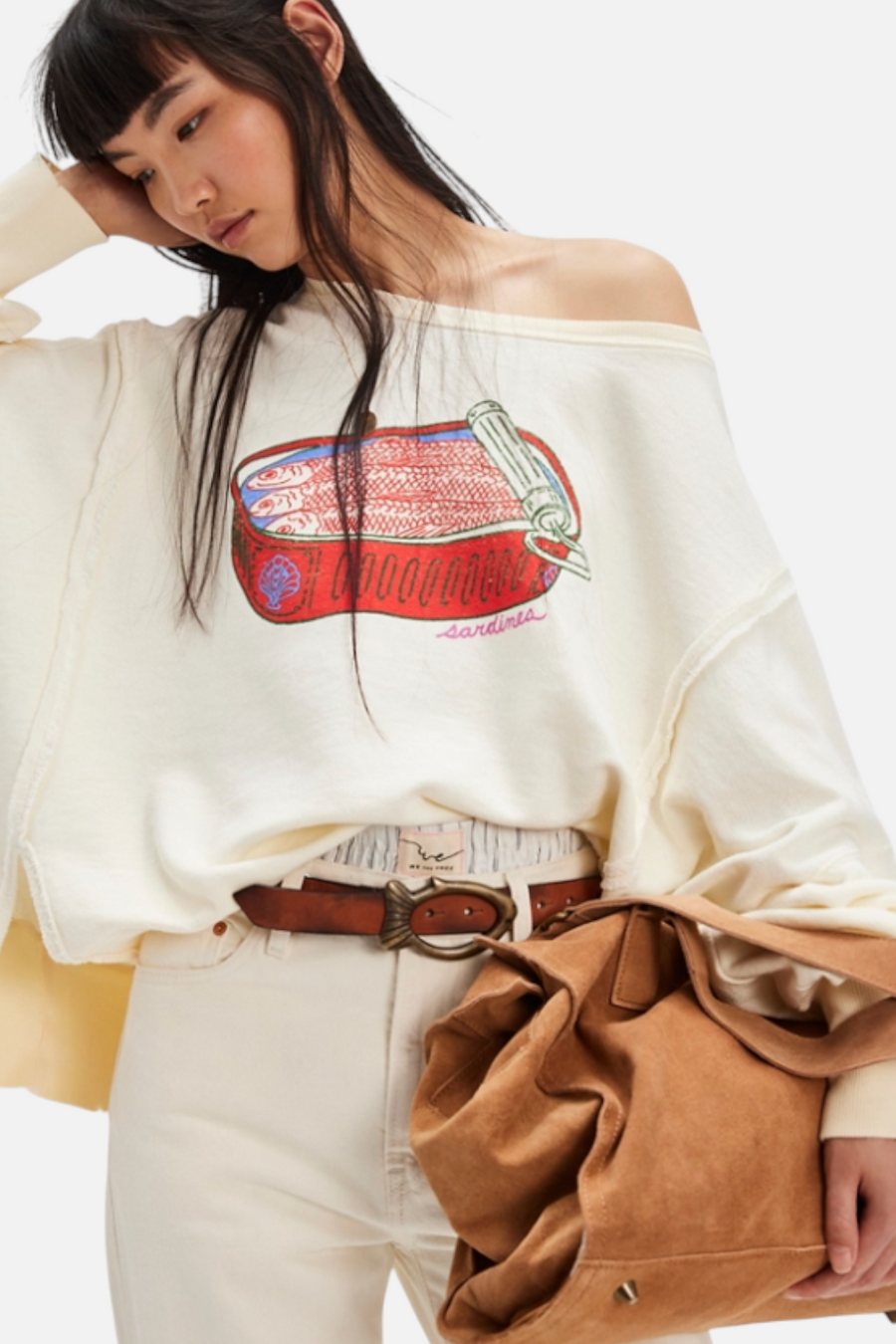 Free People Women's Graphic Camden in Sardine – back view