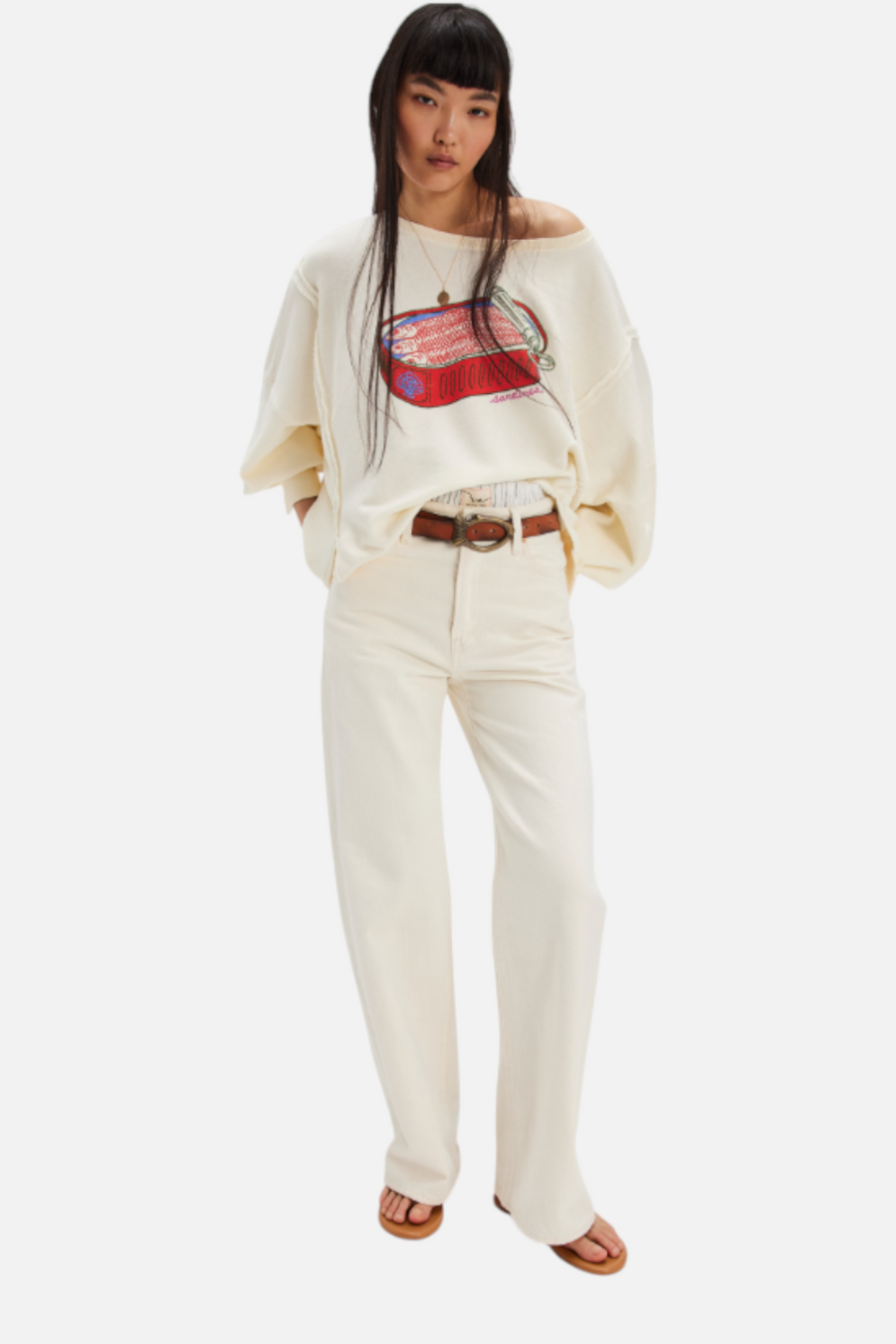 Free People Women's Graphic Camden in Sardine – front view