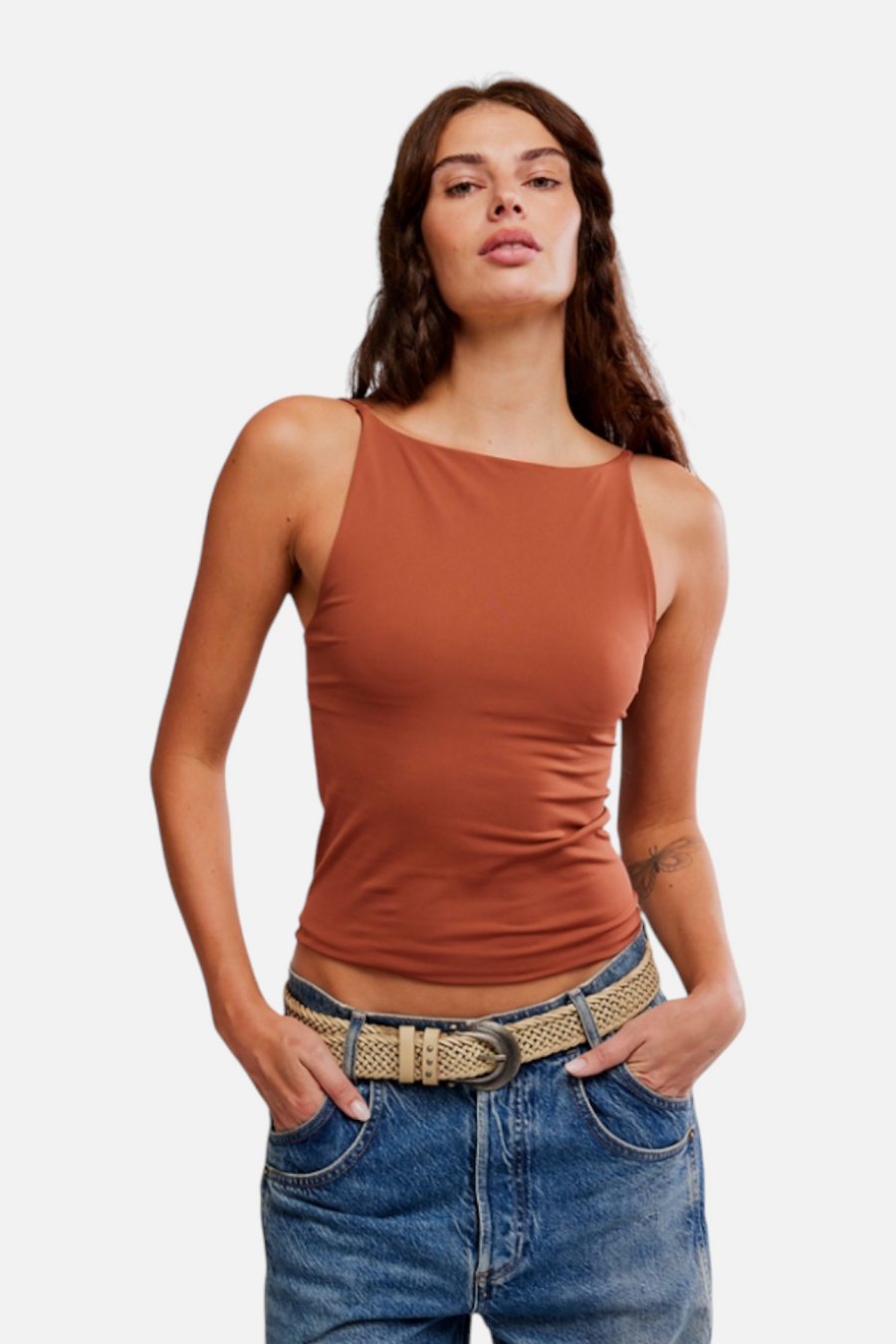 Free People Women's Round Two Cami Canyon Sunset – front view
