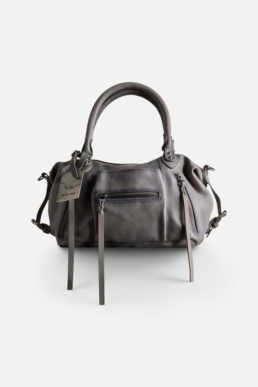 Free People WTF Baby Emerson Bag in Gravel Rock – front view