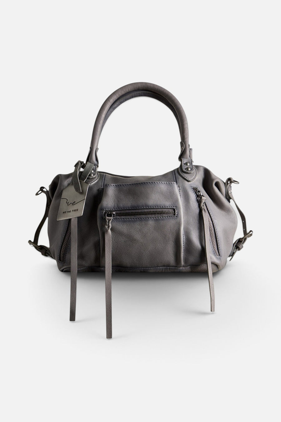 Free People WTF Baby Emerson Bag in Gravel Rock – front view