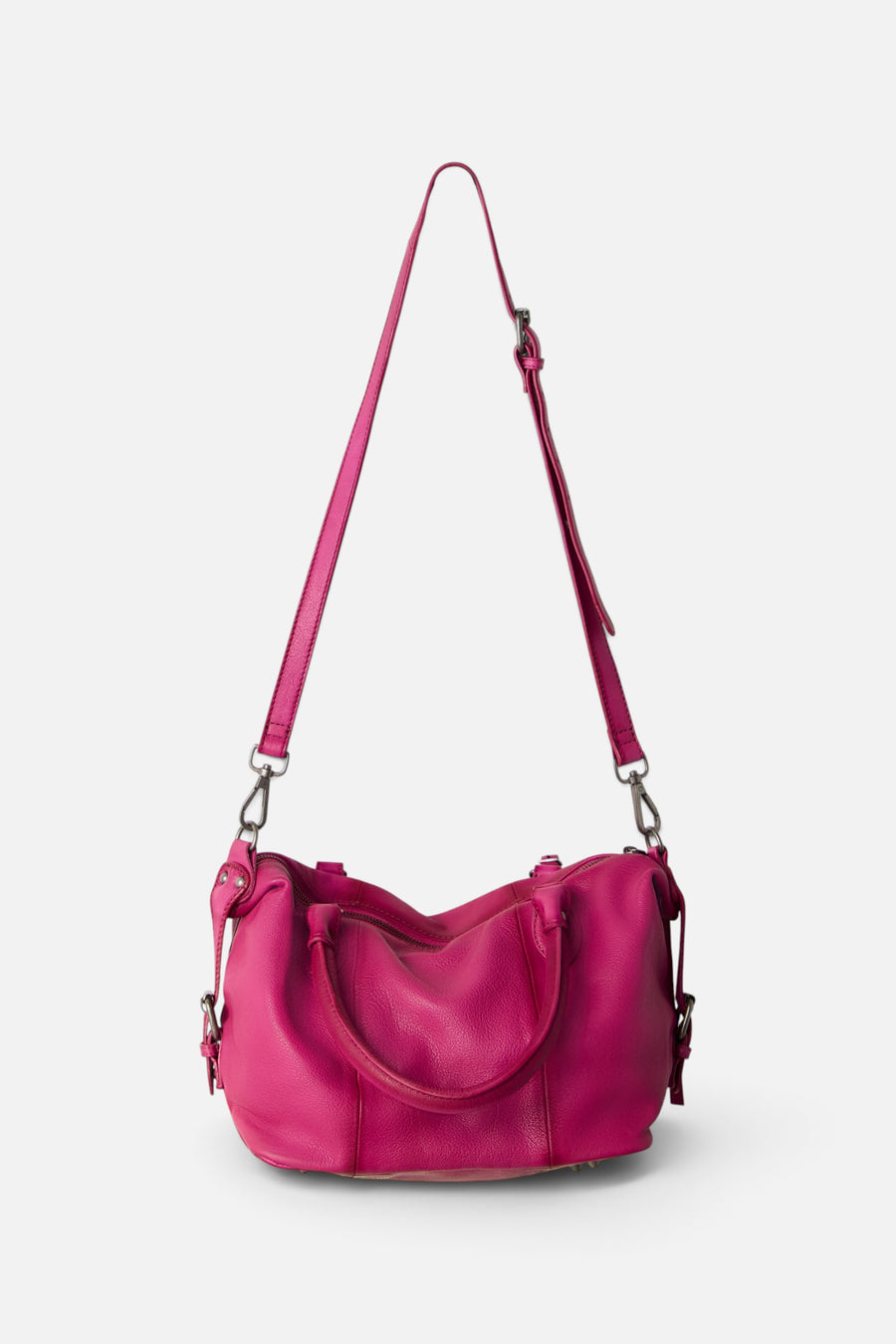 Free People WTF Baby Emerson Bag in Raspberry Rose – detail