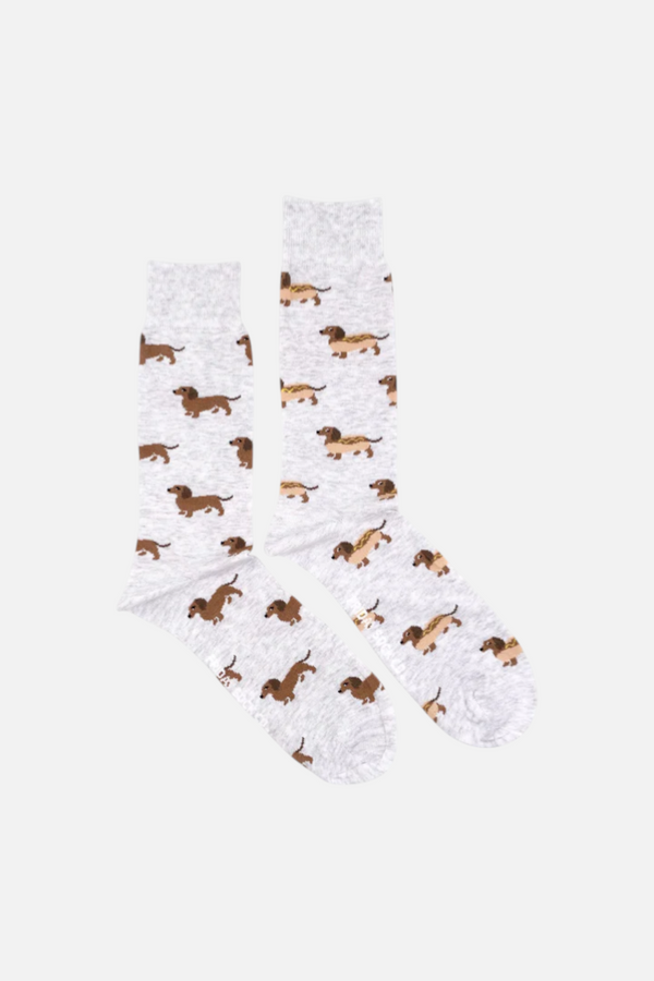 Friday Sock Co Hot Dog Weiner Dog Socks