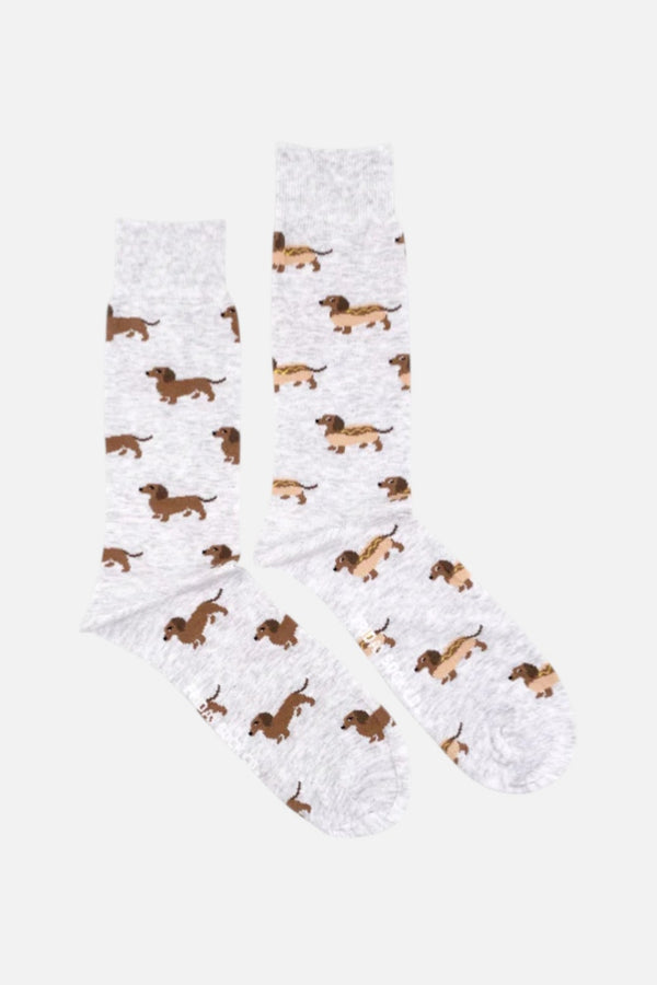 Friday Sock Co Hot Dog Weiner Dog Socks