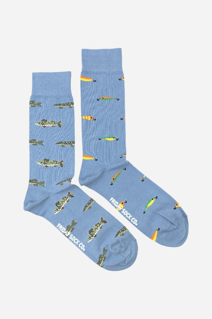 Friday Sock Co. Men's Fish & Fishing Lure Socks – pair