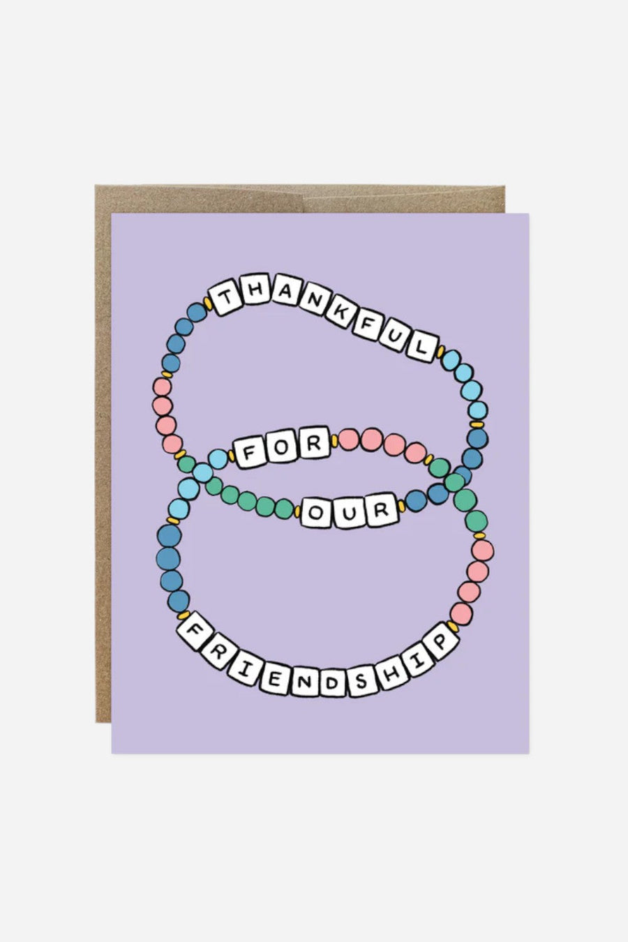 Friendship Bracelet Card – front view