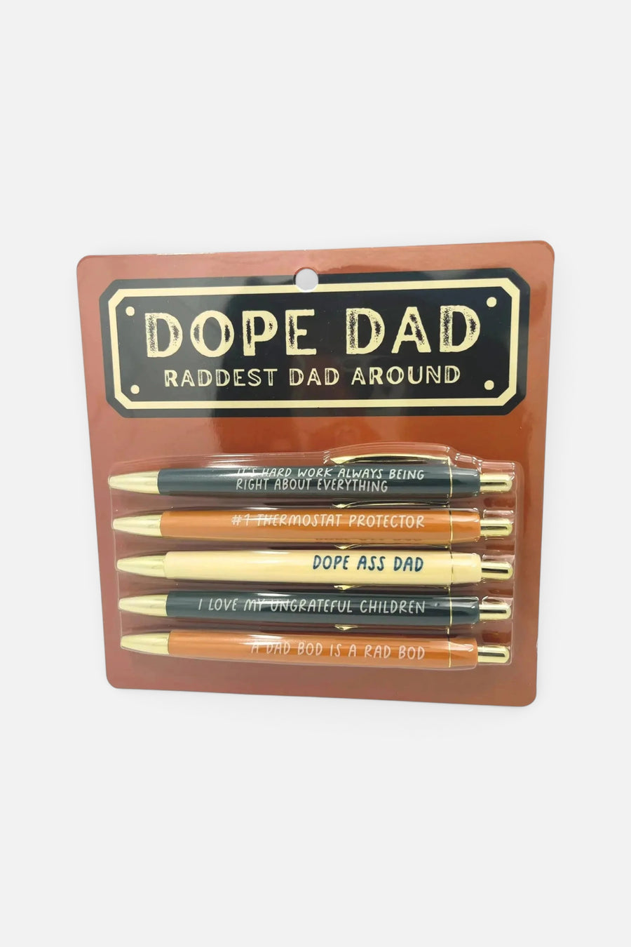 Fun Club Dope Dad Pen Set – back view