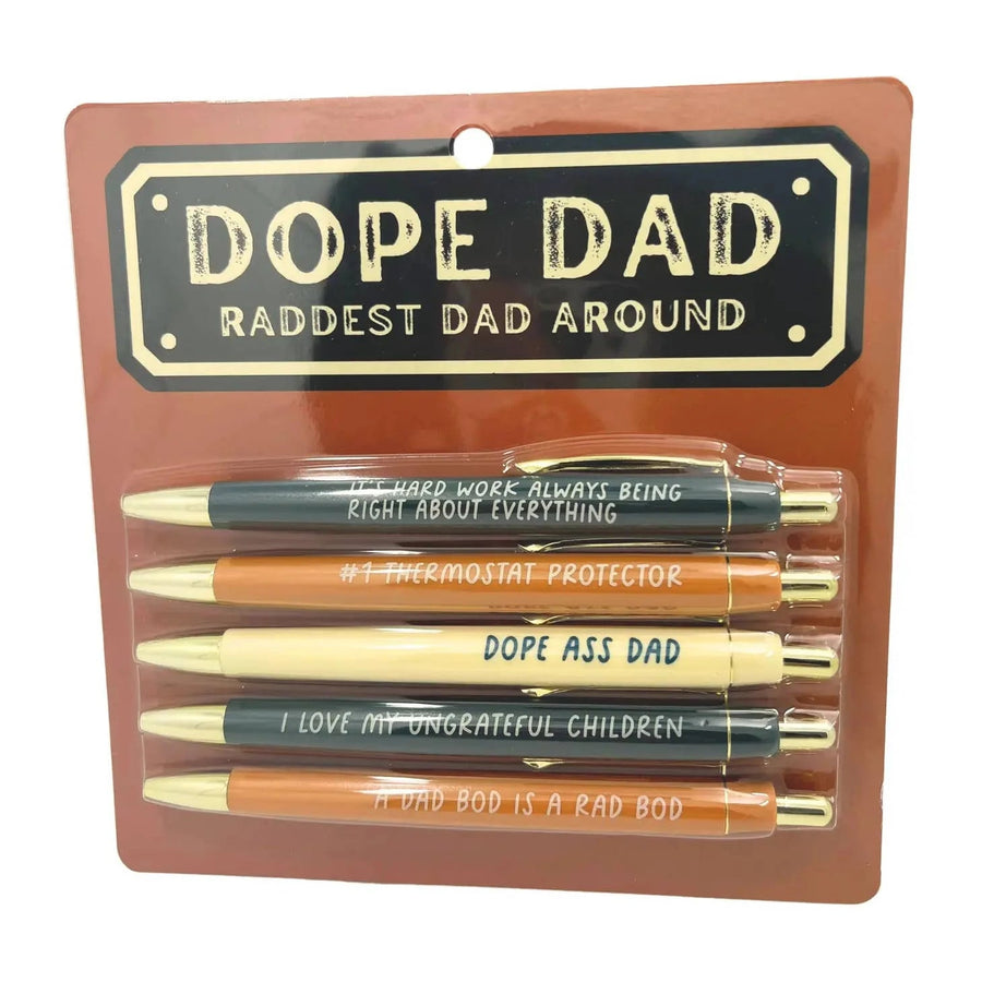 Fun Club Dope Dad Pen Set – back view