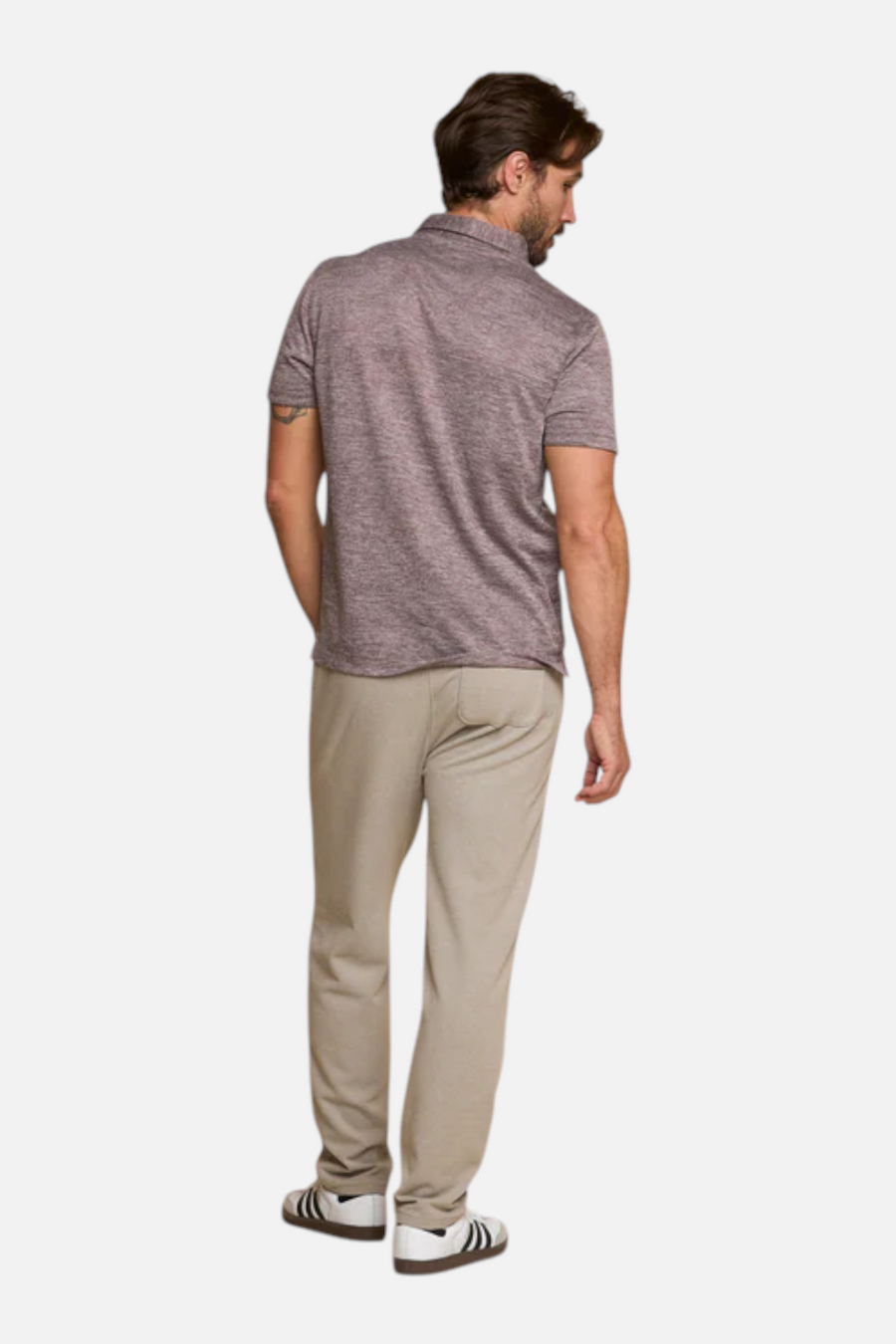Fundamental Coast Men's Maverick Pant in Steel Grey – side view