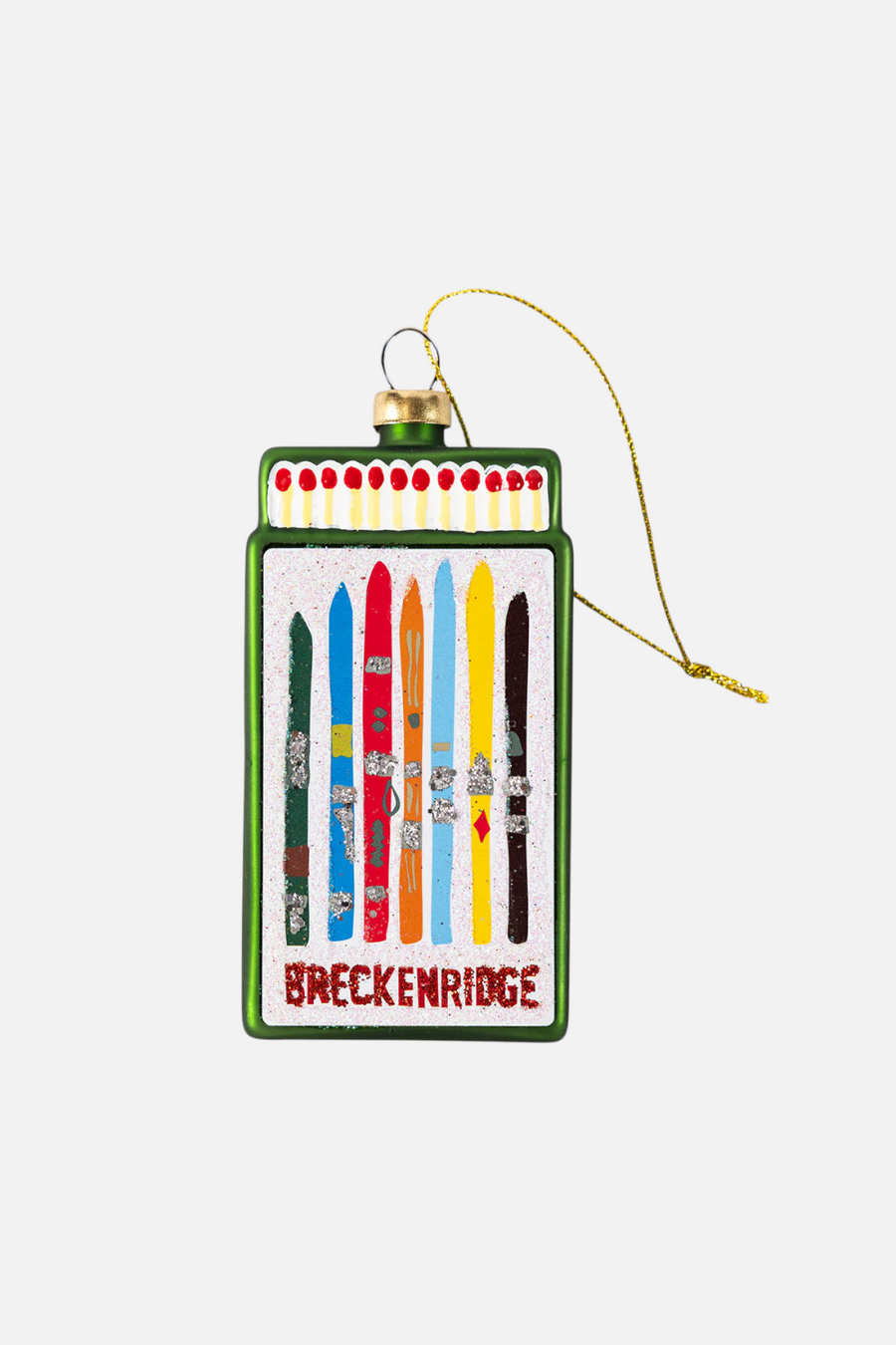 Furbish Breckenridge Matchbook Ornament – front view