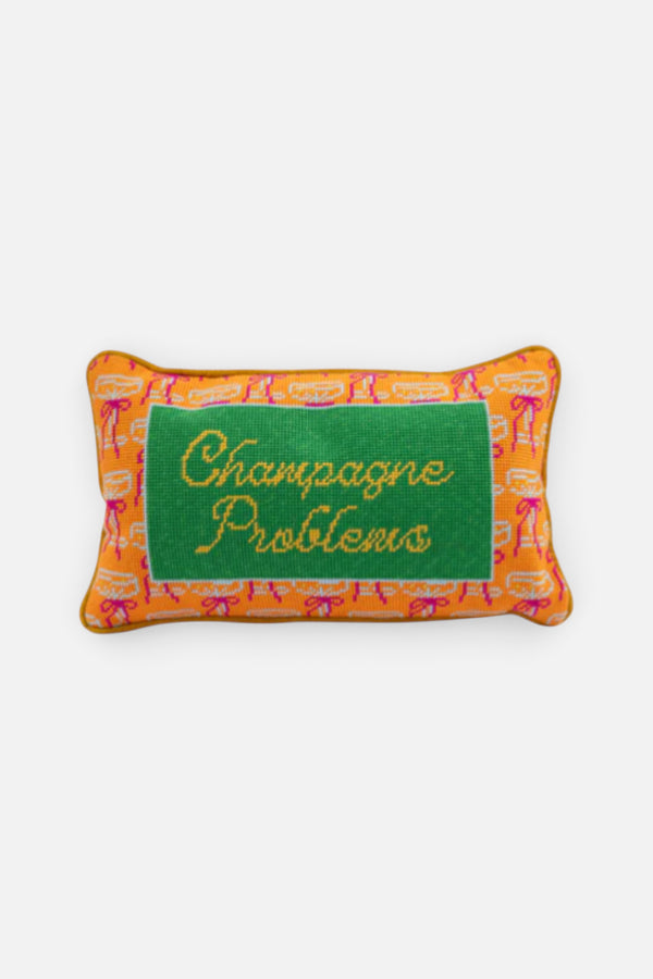 Furbish Champagne Problems Pillow