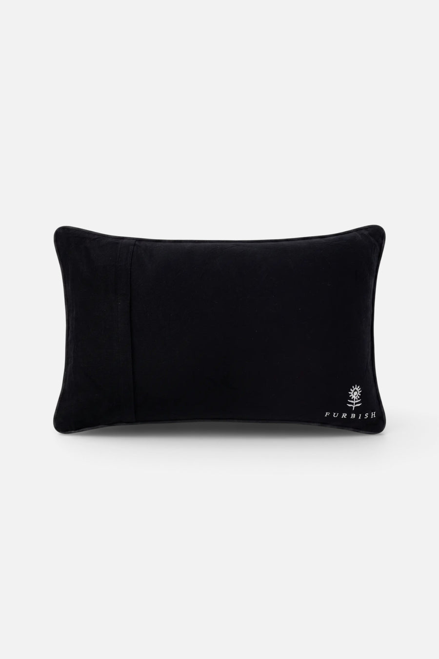 Furbish First Rodeo Needlepoint Pillow – back view