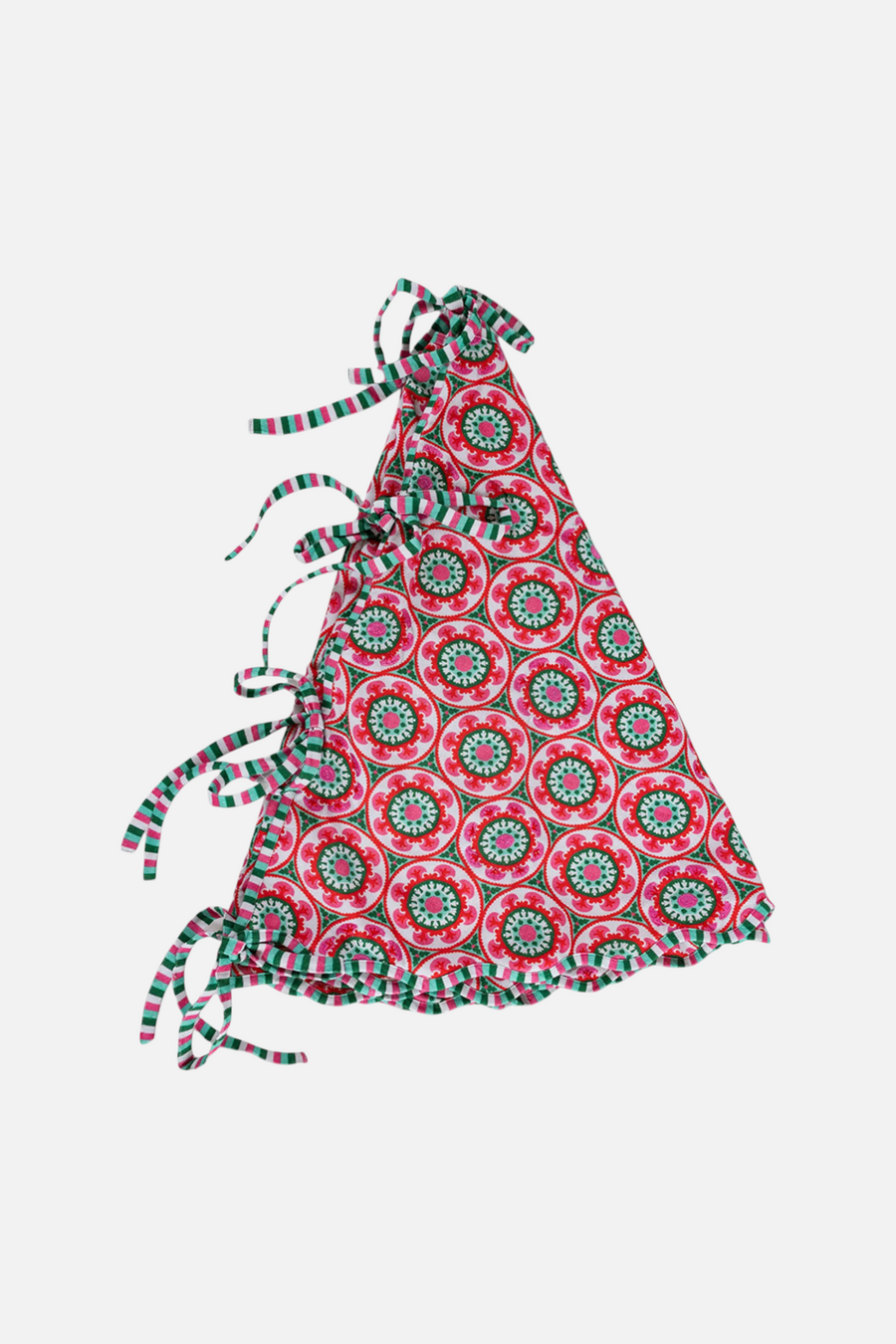 Furbish Suzani Tree Skirt – front view