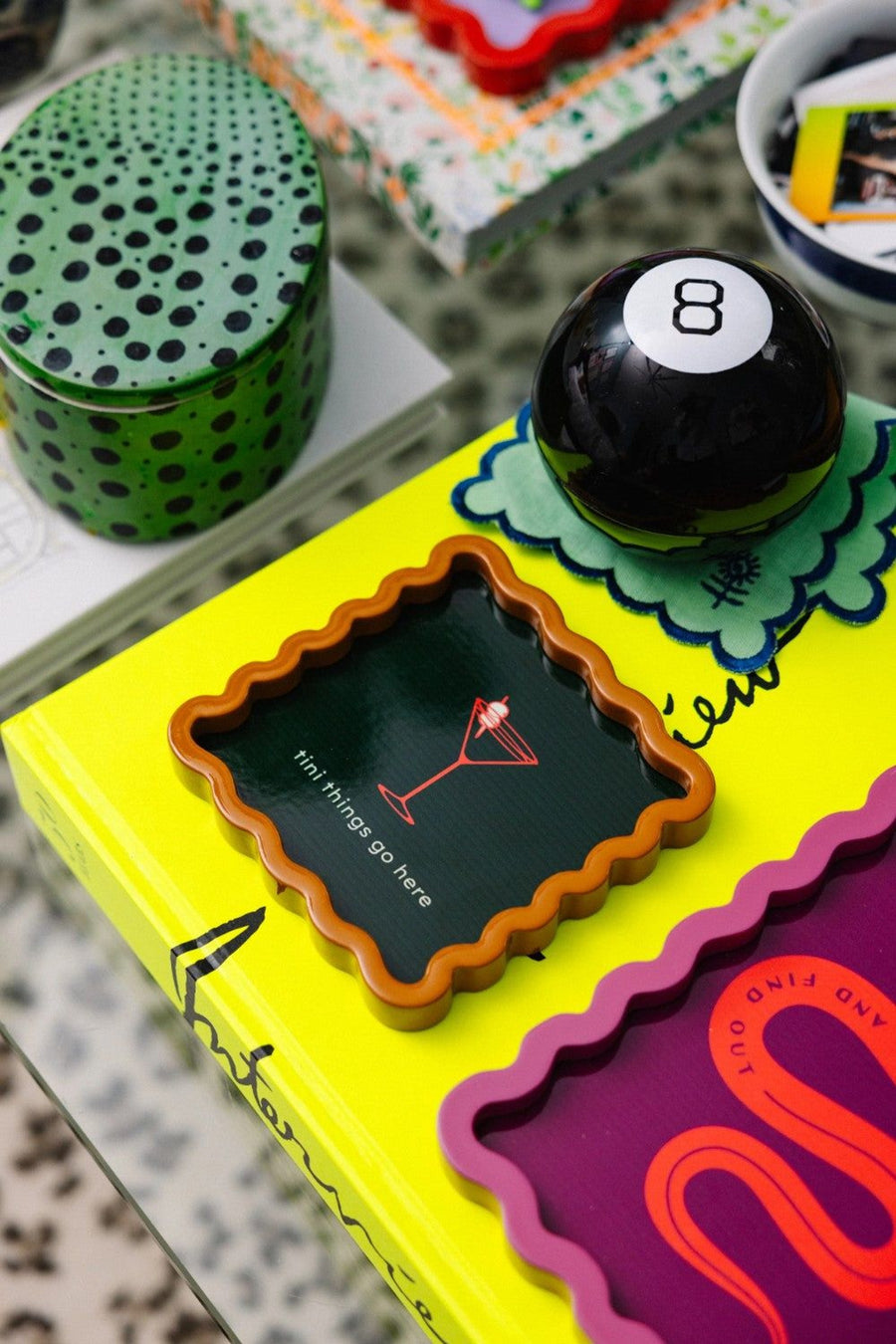 Furbish Tini Things Lacquer Tray – side view