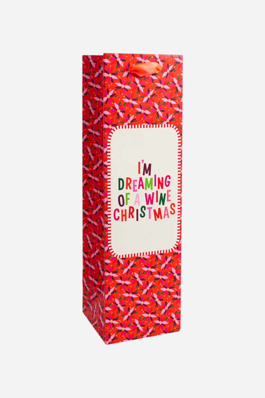 Furbish Wine Christmas Gift Bag – back view