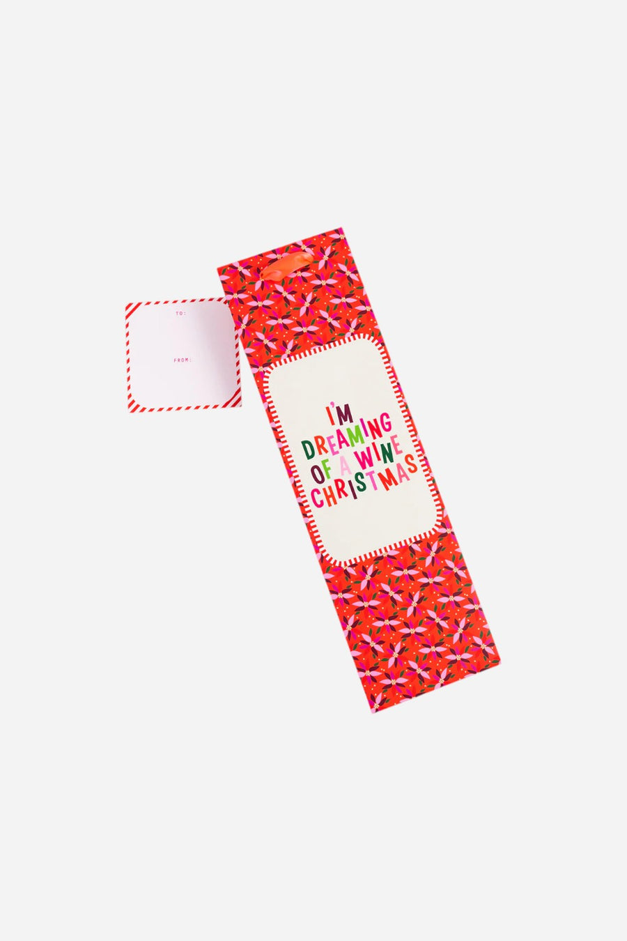 Furbish Wine Christmas Gift Bag – front view