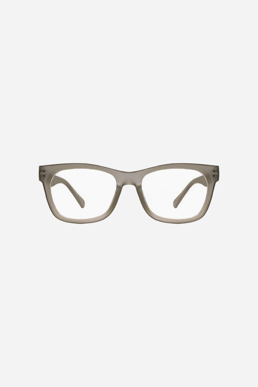 Gabriel + Simone Charlie Readers in Taupe – front view