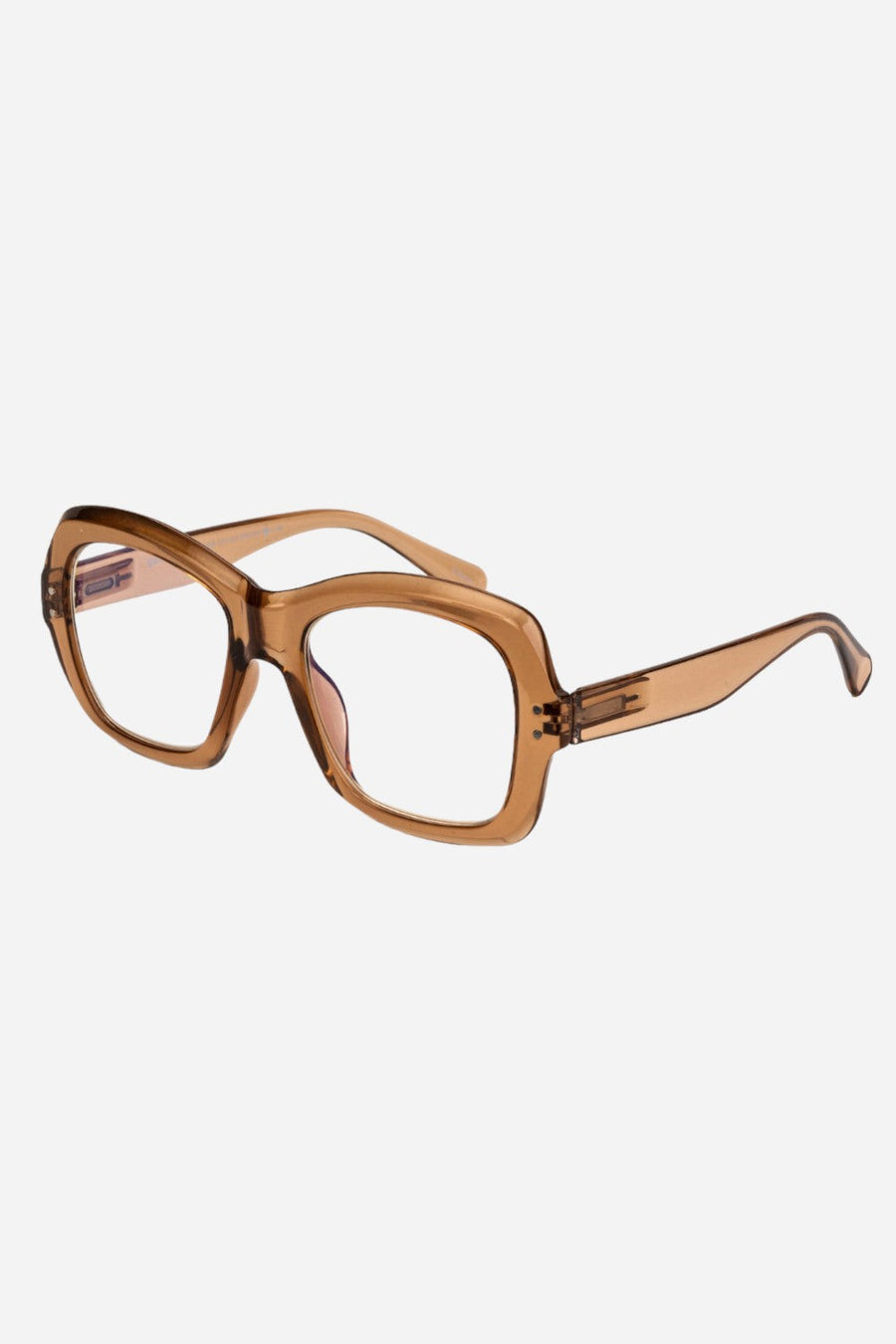 Gabriel + Simone Esther Readers in Brown – back view